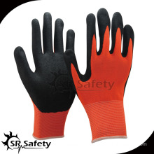SRSAFETY sandy nitrile palm dipped/safety gloves/work gloves